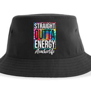 Straight Outta Energy Teacher Life Summer Sustainable Bucket Hat