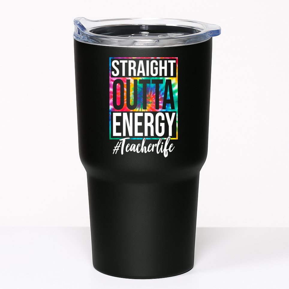 Straight Outta Energy Teacher Life Summer Tumbler