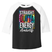 Straight Outta Energy Teacher Life Summer Toddler Fine Jersey T-Shirt