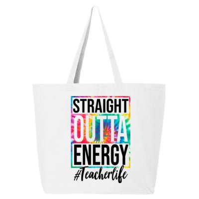 Straight Outta Energy Teacher Life Summer 25L Jumbo Tote