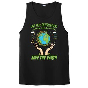 Save Our Environt Save The Earth Gift PosiCharge Competitor Tank