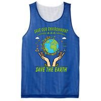 Save Our Environt Save The Earth Gift Mesh Reversible Basketball Jersey Tank