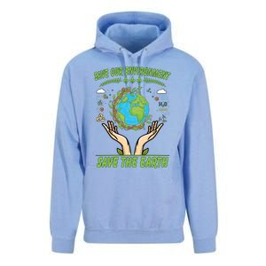 Save Our Environt Save The Earth Gift Unisex Surf Hoodie