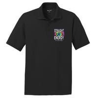 Straight Outta Energy Teacher Life Gifts Funny PosiCharge RacerMesh Polo