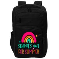 Schools Out For Summer Cute Rainbow Impact Tech Backpack