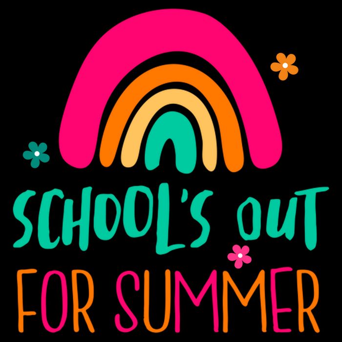 Schools Out For Summer Cute Rainbow Impact Tech Backpack