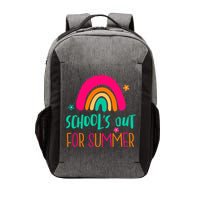Schools Out For Summer Cute Rainbow Vector Backpack