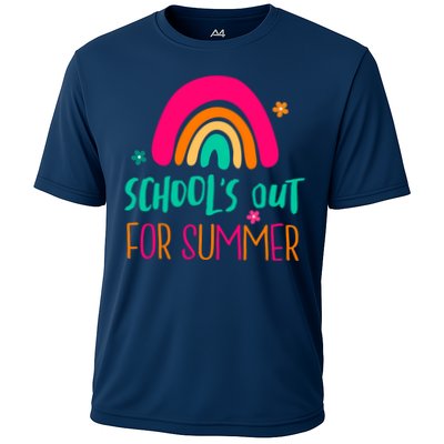 Schools Out For Summer Cute Rainbow Performance Shirt