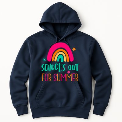 Schools Out For Summer Cute Rainbow Hoodie
