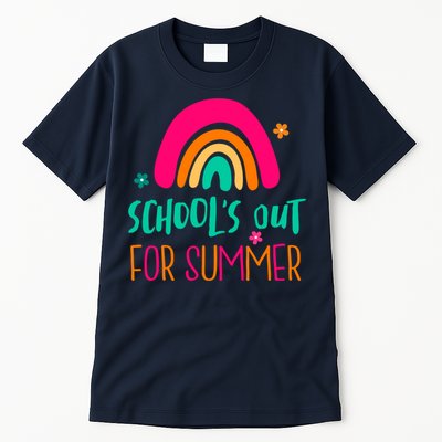 Schools Out For Summer Cute Rainbow Tall T-Shirt