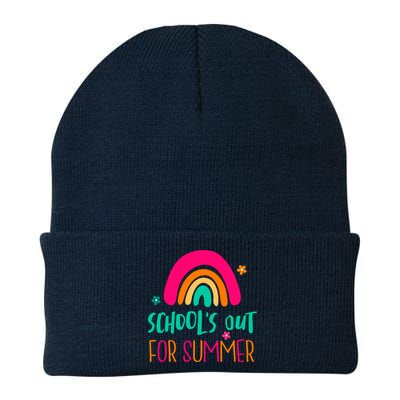 Schools Out For Summer Cute Rainbow Beanie