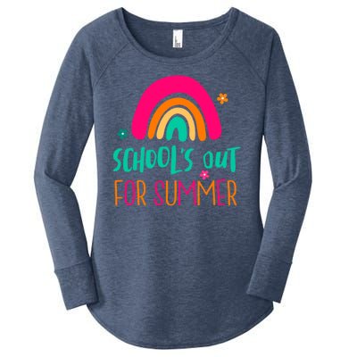 Schools Out For Summer Cute Rainbow Women's Perfect Tri Tunic Long Sleeve Shirt