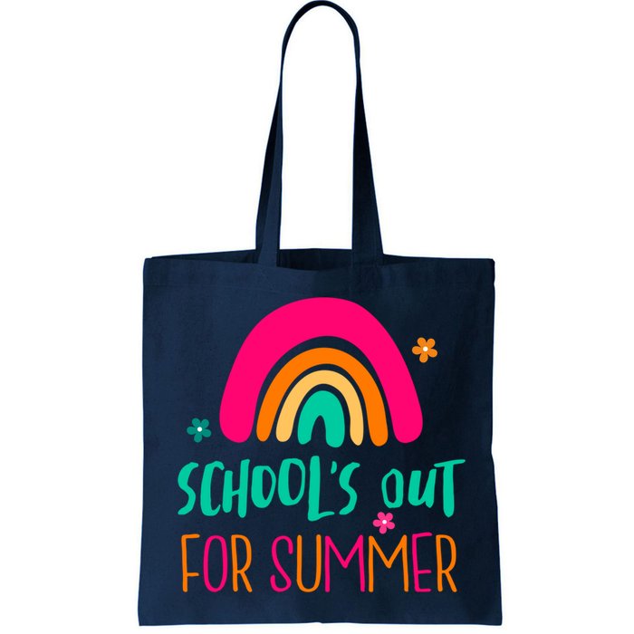Schools Out For Summer Cute Rainbow Bag