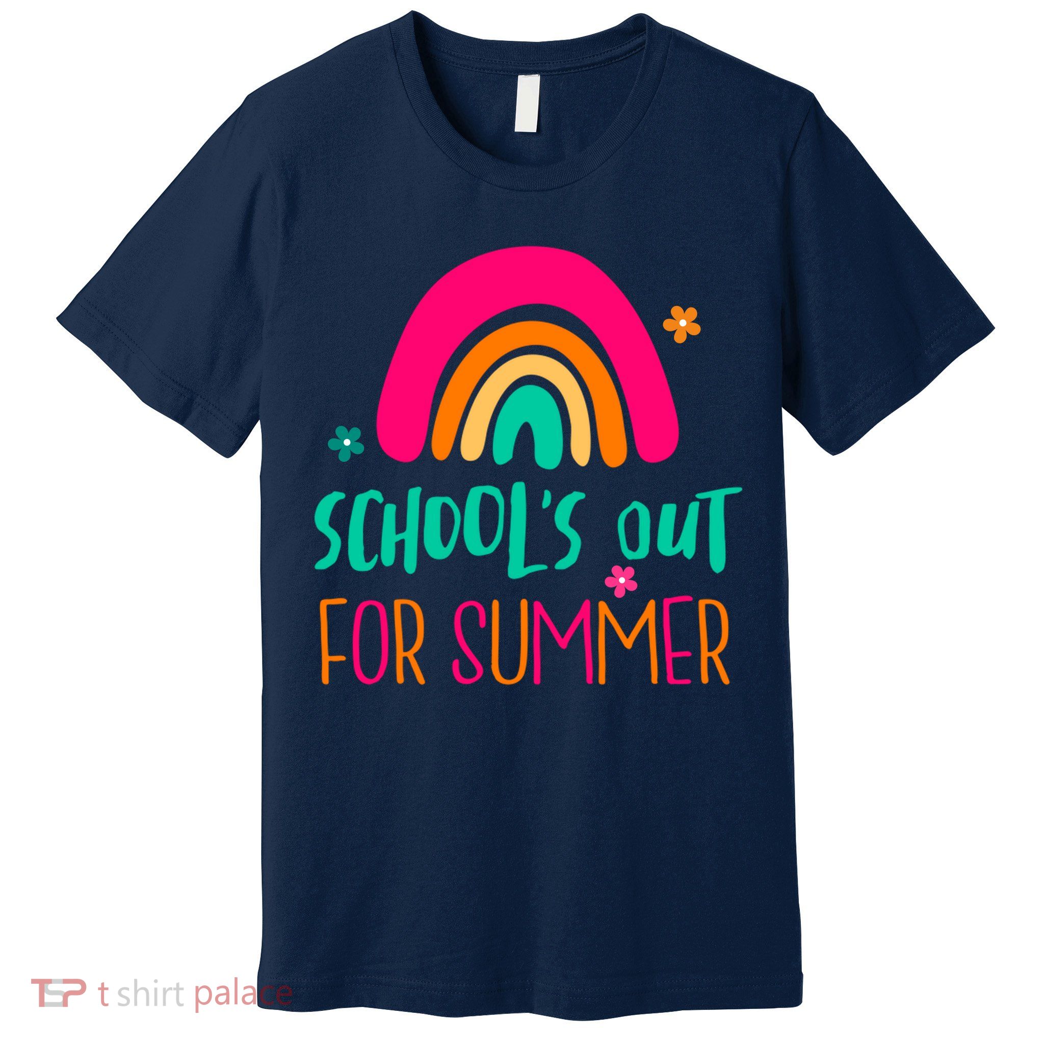Schools Out For Summer Cute Rainbow Premium T-Shirt