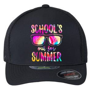 Schools Out For Summer Last Day Of School Teacher Flexfit Unipanel Trucker Cap