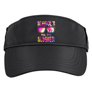 Schools Out For Summer Last Day Of School Teacher Adult Drive Performance Visor