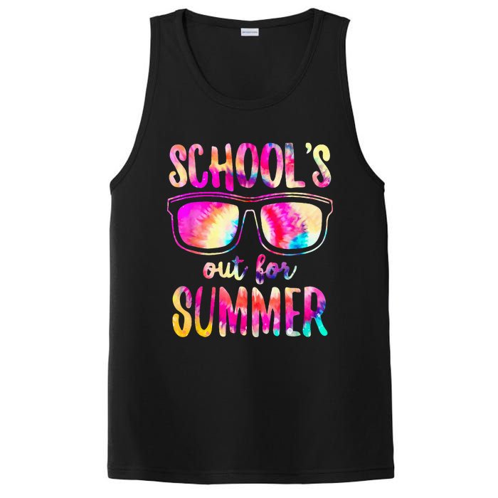 Schools Out For Summer Last Day Of School Teacher PosiCharge Competitor Tank