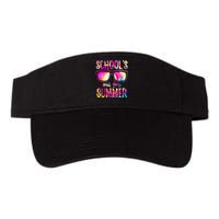 Schools Out For Summer Last Day Of School Teacher Valucap Bio-Washed Visor