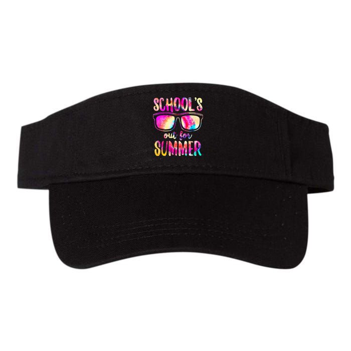 Schools Out For Summer Last Day Of School Teacher Valucap Bio-Washed Visor