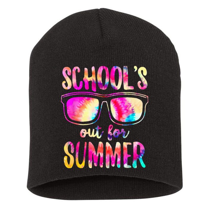 Schools Out For Summer Last Day Of School Teacher Short Acrylic Beanie