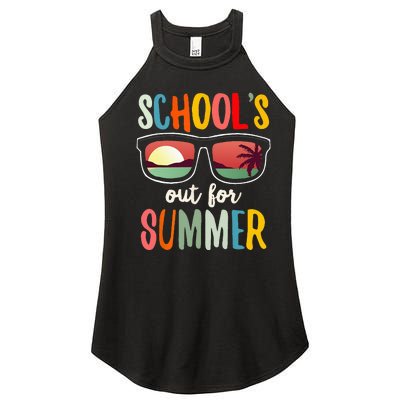 Schools Out For Summer Last Day Of School Teacher Women’s Perfect Tri Rocker Tank