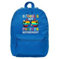 School's Out Forever Retirement Teacher 16 in Basic Backpack