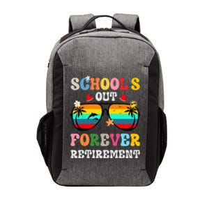 School's Out Forever Retirement Teacher Vector Backpack