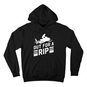 Snowmobile Out For A Rip Snowmobiling Hoodie