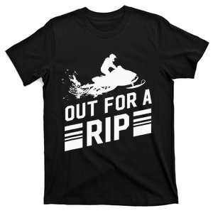 Snowmobile Out For A Rip Snowmobiling T-Shirt