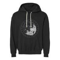 Sons Of Fenrir SköLl And Hati Ying Yang Wolf Garment-Dyed Fleece Hoodie