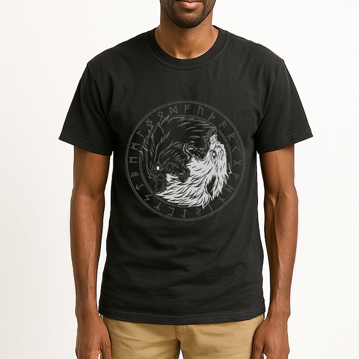 Sons Of Fenrir SköLl And Hati Ying Yang Wolf Tall T-Shirt