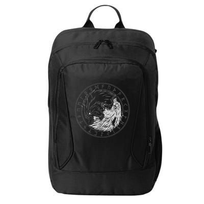 Sons Of Fenrir SköLl And Hati Ying Yang Wolf City Backpack