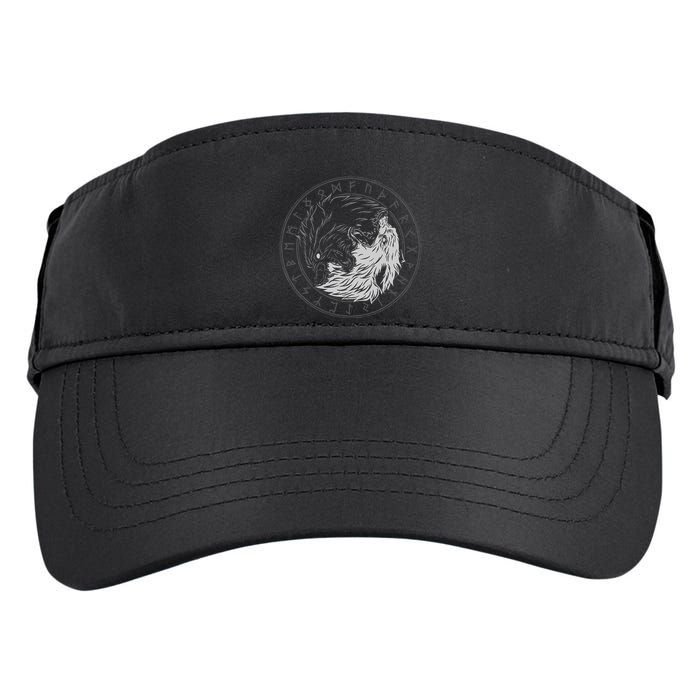 Sons Of Fenrir SköLl And Hati Ying Yang Wolf Adult Drive Performance Visor