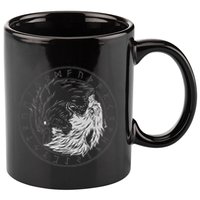 Sons Of Fenrir SköLl And Hati Ying Yang Wolf 11oz C Handle Ceramic Mug