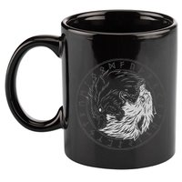Sons Of Fenrir SköLl And Hati Ying Yang Wolf 11oz C Handle Ceramic Mug