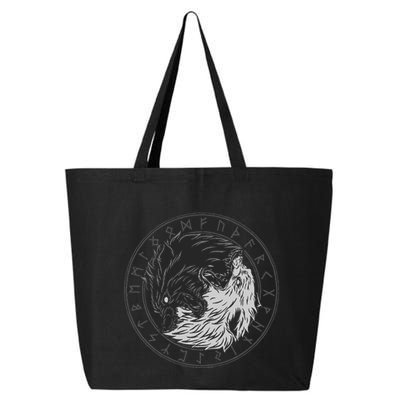 Sons Of Fenrir SköLl And Hati Ying Yang Wolf 25L Jumbo Tote