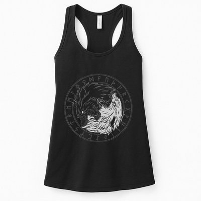 Sons Of Fenrir SköLl And Hati Ying Yang Wolf Womens Tank Top
