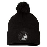 Sons Of Fenrir SköLl And Hati Ying Yang Wolf Pom Pom 12in Knit Beanie