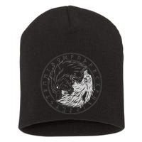 Sons Of Fenrir SköLl And Hati Ying Yang Wolf Short Acrylic Beanie
