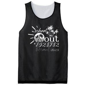 School's Out Forever Retirement Mesh Reversible Basketball Jersey Tank