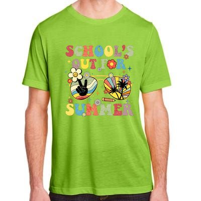 Schools Out For Summer Vibes Sunglasses Teacher Adult ChromaSoft Performance T-Shirt