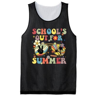 Schools Out For Summer Vibes Sunglasses Teacher Mesh Reversible Basketball Jersey Tank