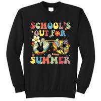 Schools Out For Summer Vibes Sunglasses Teacher Tall Sweatshirt