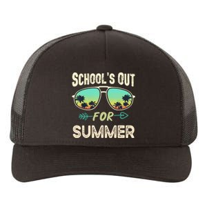 Schools Out For Summer Last Day Of School Student Teacher Yupoong Adult 5-Panel Trucker Hat