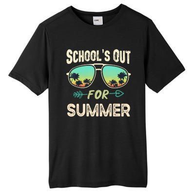 Schools Out For Summer Last Day Of School Student Teacher Tall Fusion ChromaSoft Performance T-Shirt