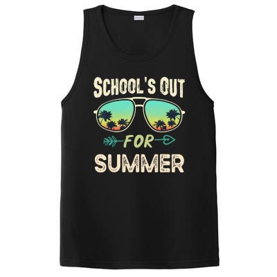 Schools Out For Summer Last Day Of School Student Teacher PosiCharge Competitor Tank