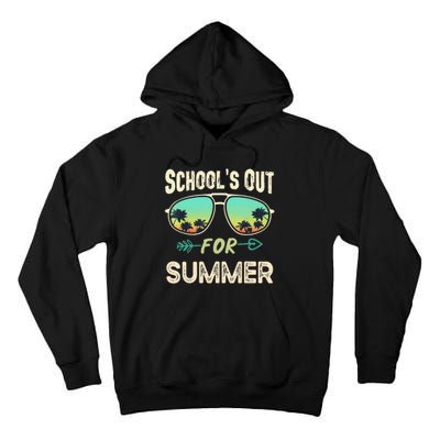 Schools Out For Summer Last Day Of School Student Teacher Tall Hoodie