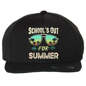 Schools Out For Summer Last Day Of School Student Teacher Wool Snapback Cap