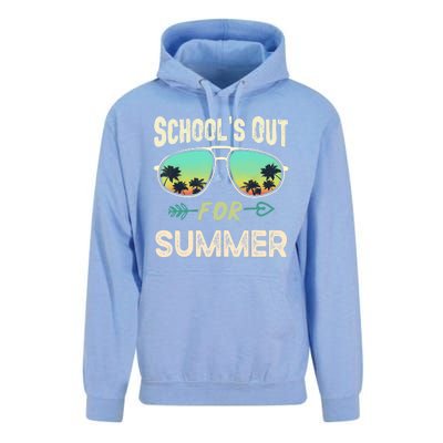 Schools Out For Summer Last Day Of School Student Teacher Unisex Surf Hoodie