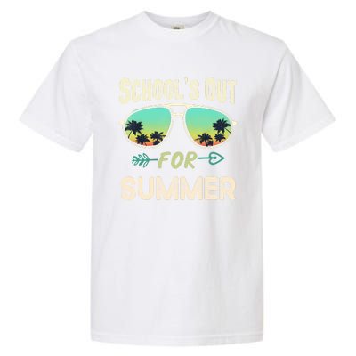 Schools Out For Summer Last Day Of School Student Teacher Garment-Dyed Heavyweight T-Shirt